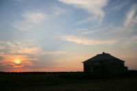 Abandoned farm house, Southern Kansas