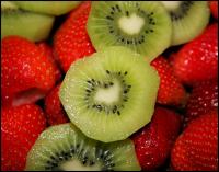 Heart-shaped Kiwi centers