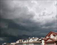 Storm cell, Airdrie, Alberta