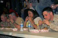 Miss Roundup and the rattlesnake eating contest