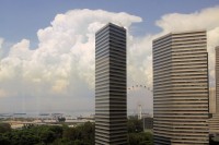 View from our hotel room, Singapore