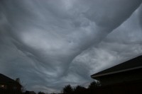 Valentine's Day storm, Lewisville, TX looking Southwest