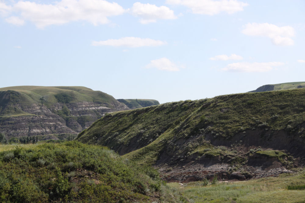 Landscape around Drumheller, Alberta Landscape around Drumheller, Alberta